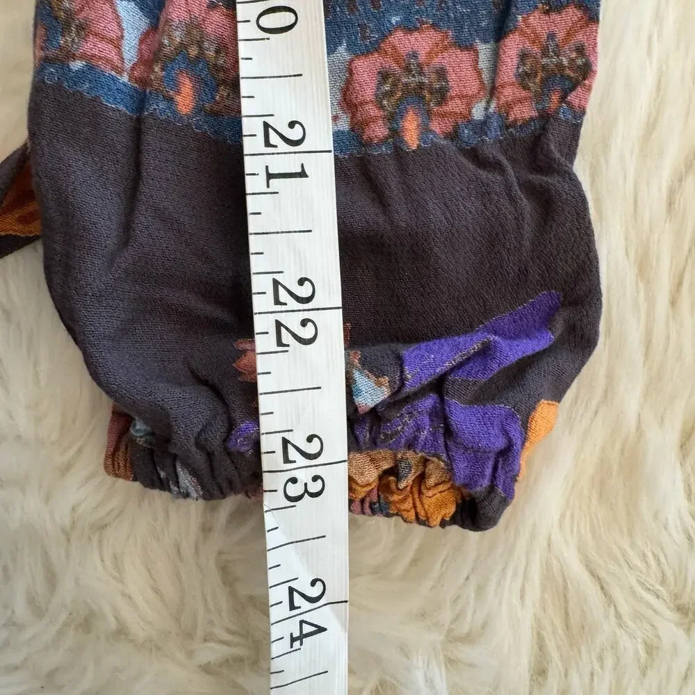 Free People Violet Hill Floral Boho Printed Tunic Dress 0